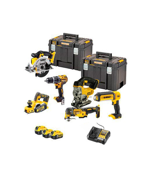 Kit de potència de 6 eines Dewalt amb bateria de 18V DCK665P3T
