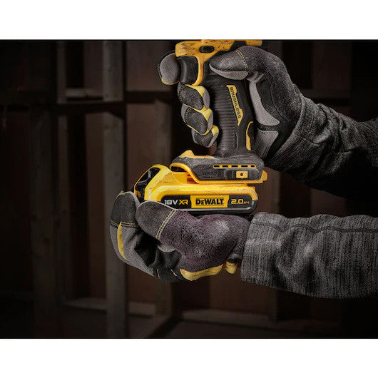 Trepant percutor XR 18 V d’edició limitada del centenari amb 2 bateries de 2 Ah + maletí Dewalt DCD100YD2T