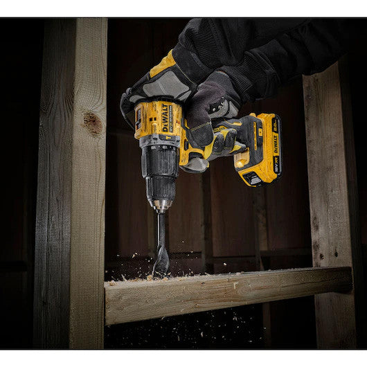 Trepant percutor XR 18 V d’edició limitada del centenari amb 2 bateries de 2 Ah + maletí Dewalt DCD100YD2T