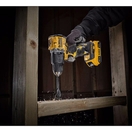 Trepant percutor XR 18 V d’edició limitada del centenari amb 2 bateries de 2 Ah + maletí Dewalt DCD100YD2T