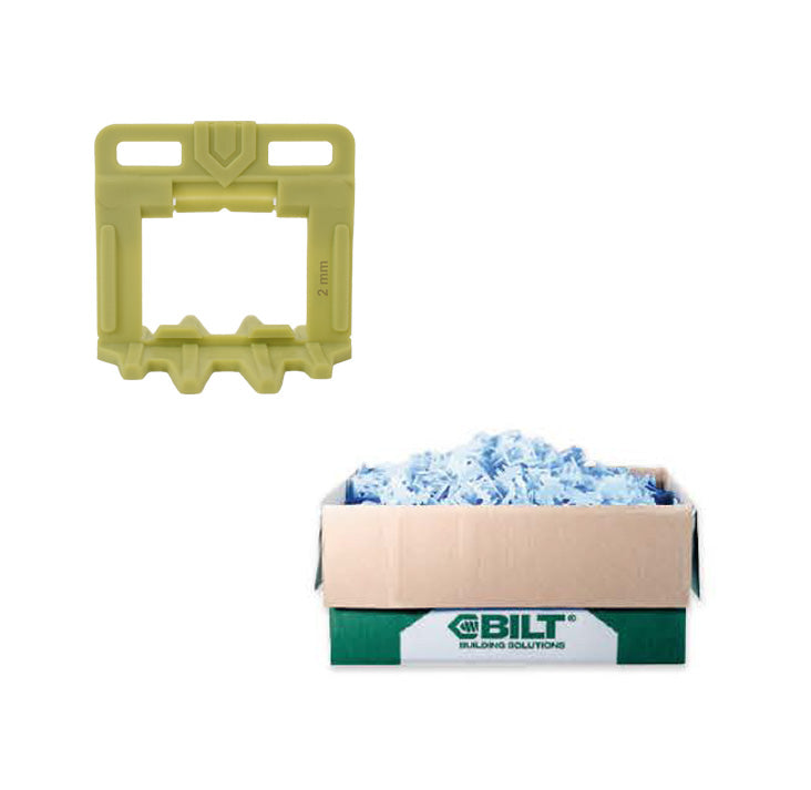 Capsa de brides de 2.0mm, 1000uds Nox Clip BILT BSA115