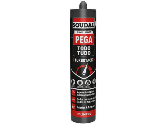 Cartutx adhesiu Pega Todo Turbotack blanc 290ml Soudal