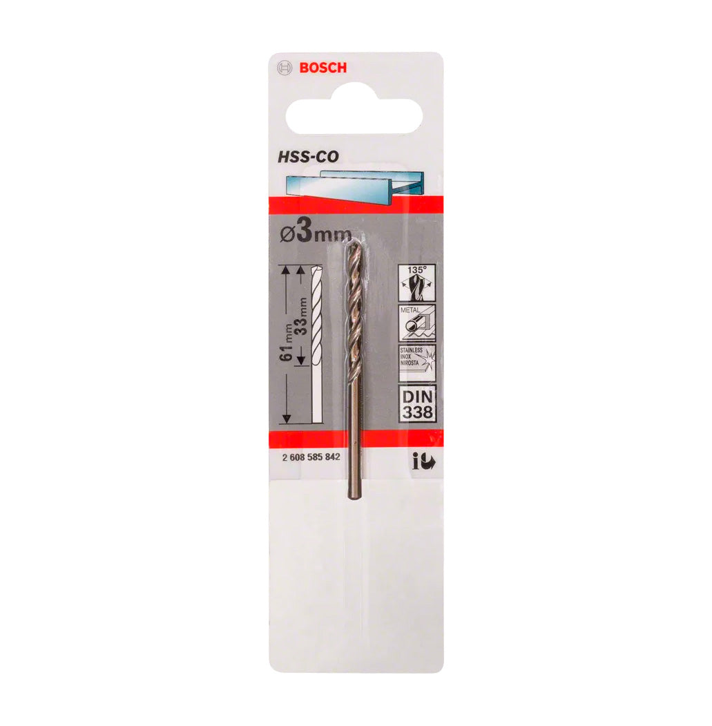 Broca de cobalt HSS-Co DIN338 Bosch