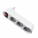Adaptador triple 2P+T, 16 A 250 V~ amb interruptor lluminós EDM