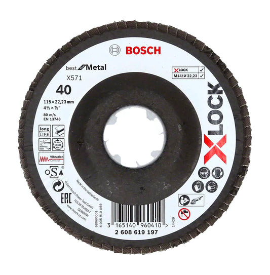 Disc de làmines X571 Best for Metal X-LOCK 115mm Bosch