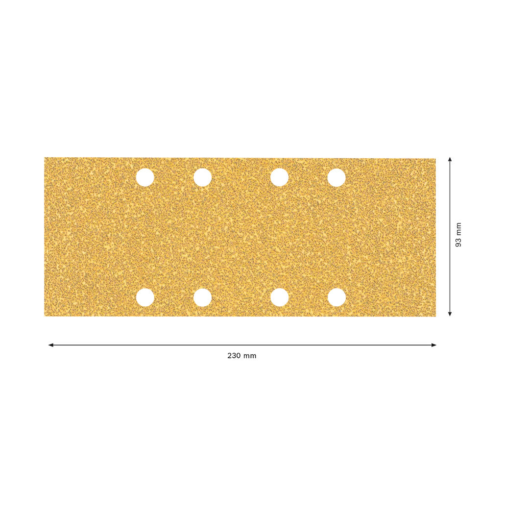 Paper de vidre Expert C470 93x186mm per a polidores orbitals 10uds Bosch