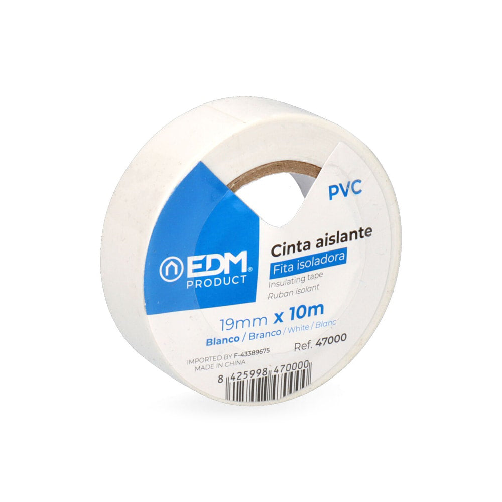 Cinta aïllant de qualitat superior 19 mm × 10 m