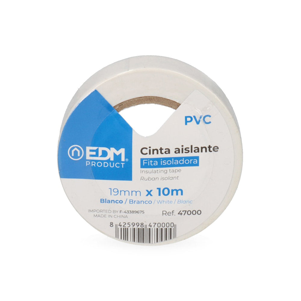 Cinta aïllant de qualitat superior 19 mm × 10 m