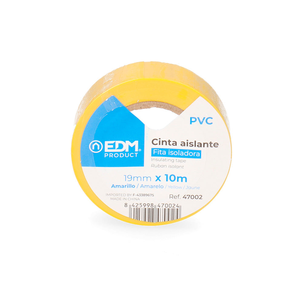 Cinta aïllant de qualitat superior 19 mm × 10 m