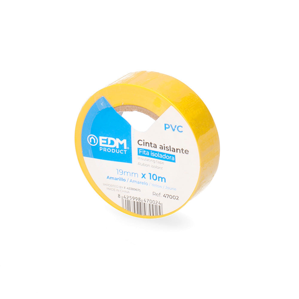 Cinta aïllant de qualitat superior 19 mm × 10 m