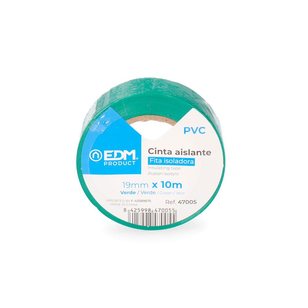 Cinta aïllant de qualitat superior 19 mm × 10 m