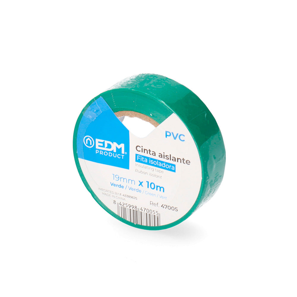 Cinta aïllant de qualitat superior 19 mm × 10 m