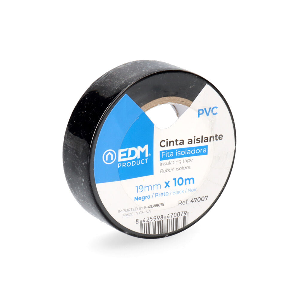 Cinta aïllant de qualitat superior 19 mm × 10 m