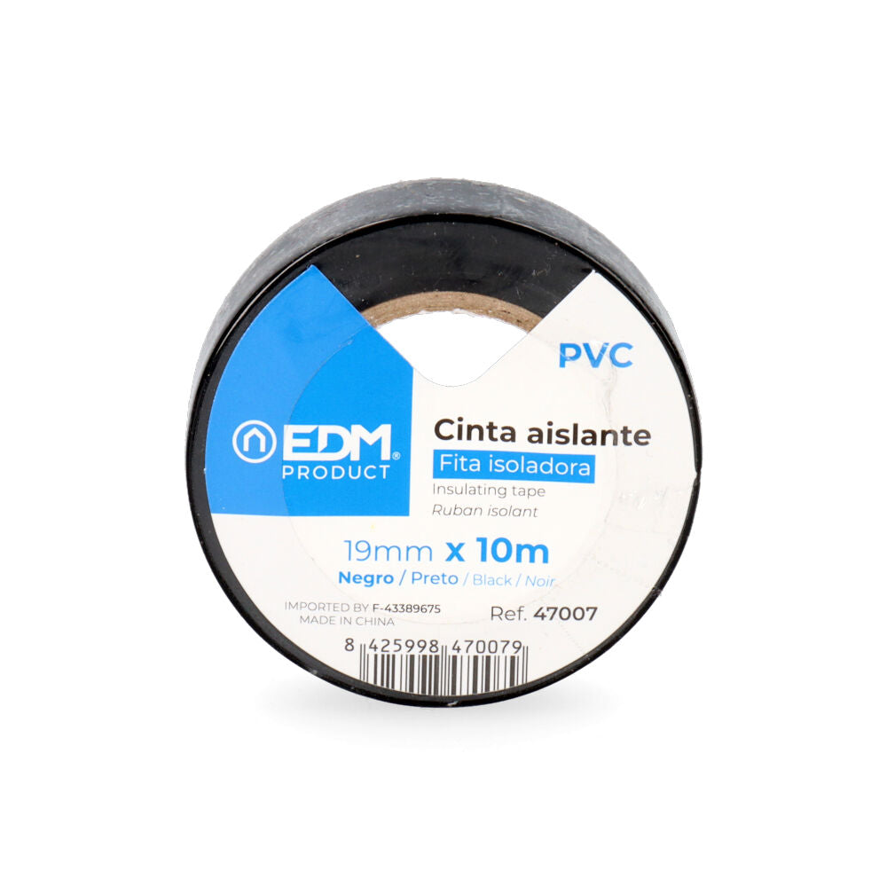 Cinta aïllant de qualitat superior 19 mm × 10 m