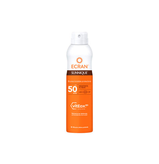 Bruma protectora invisible FPS 50 de 250ml SUNNIQUE ECRAN