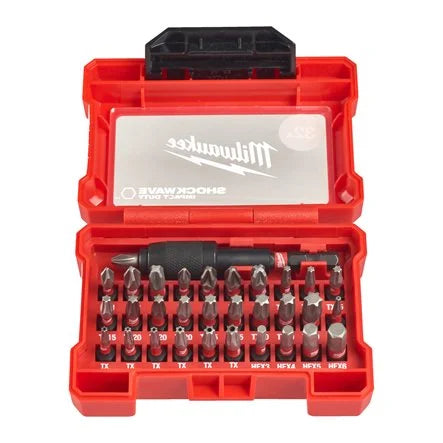 Estoig de puntes SHOCKWAVE Impact Duty de 32 peces Milwaukee