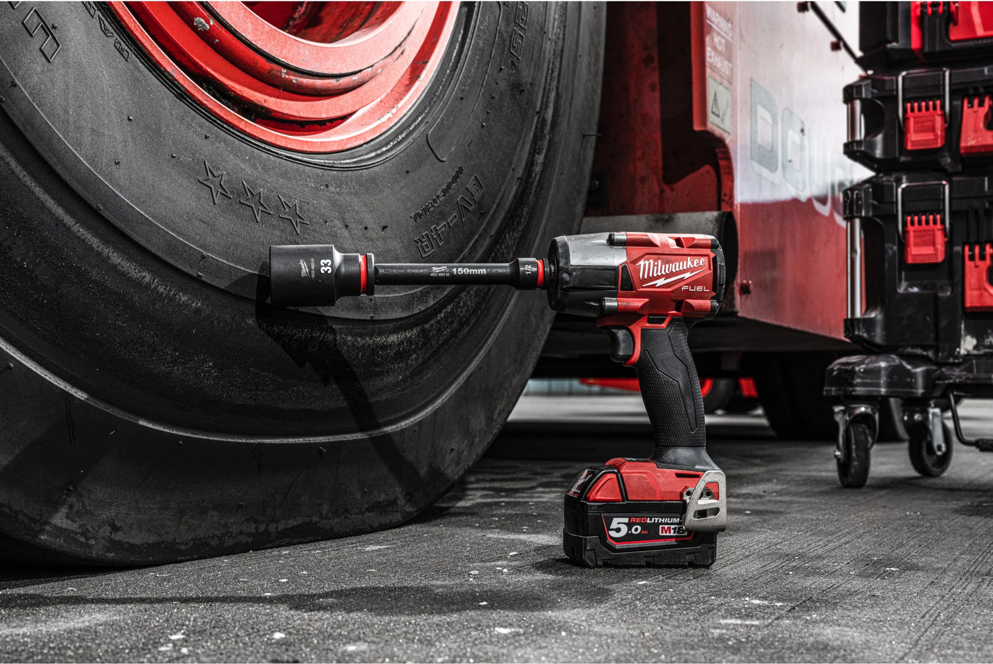 Joc de 16 peces de vasos d’impacte d’1/2" Milwaukee 4932480943