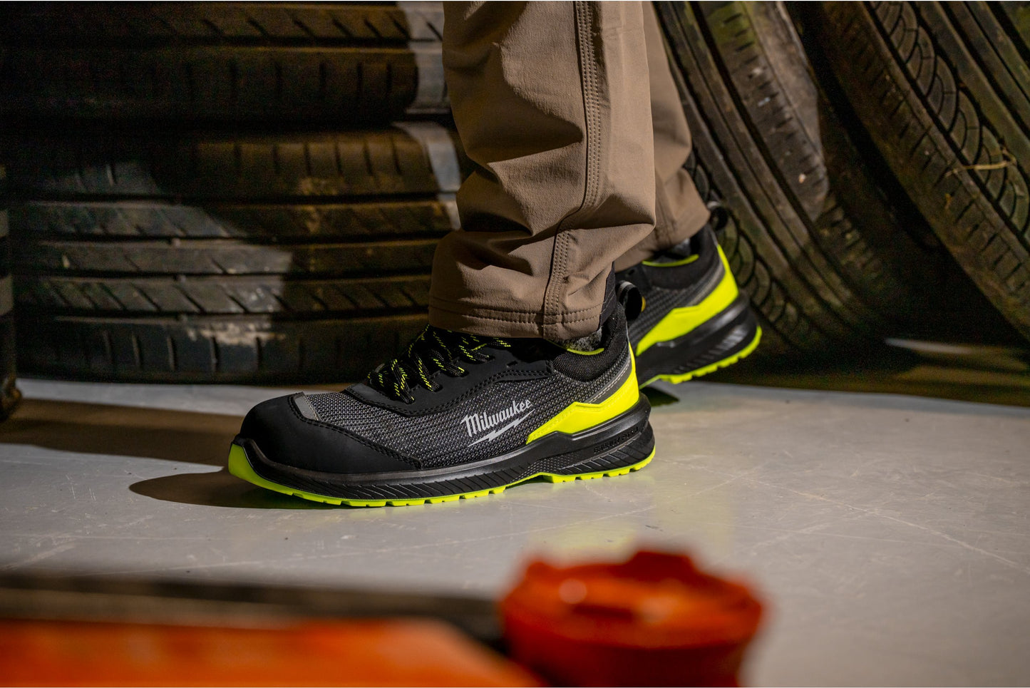 Sabates de seguretat FLEXTED d’alta visibilitat FXT S1PS Yellow