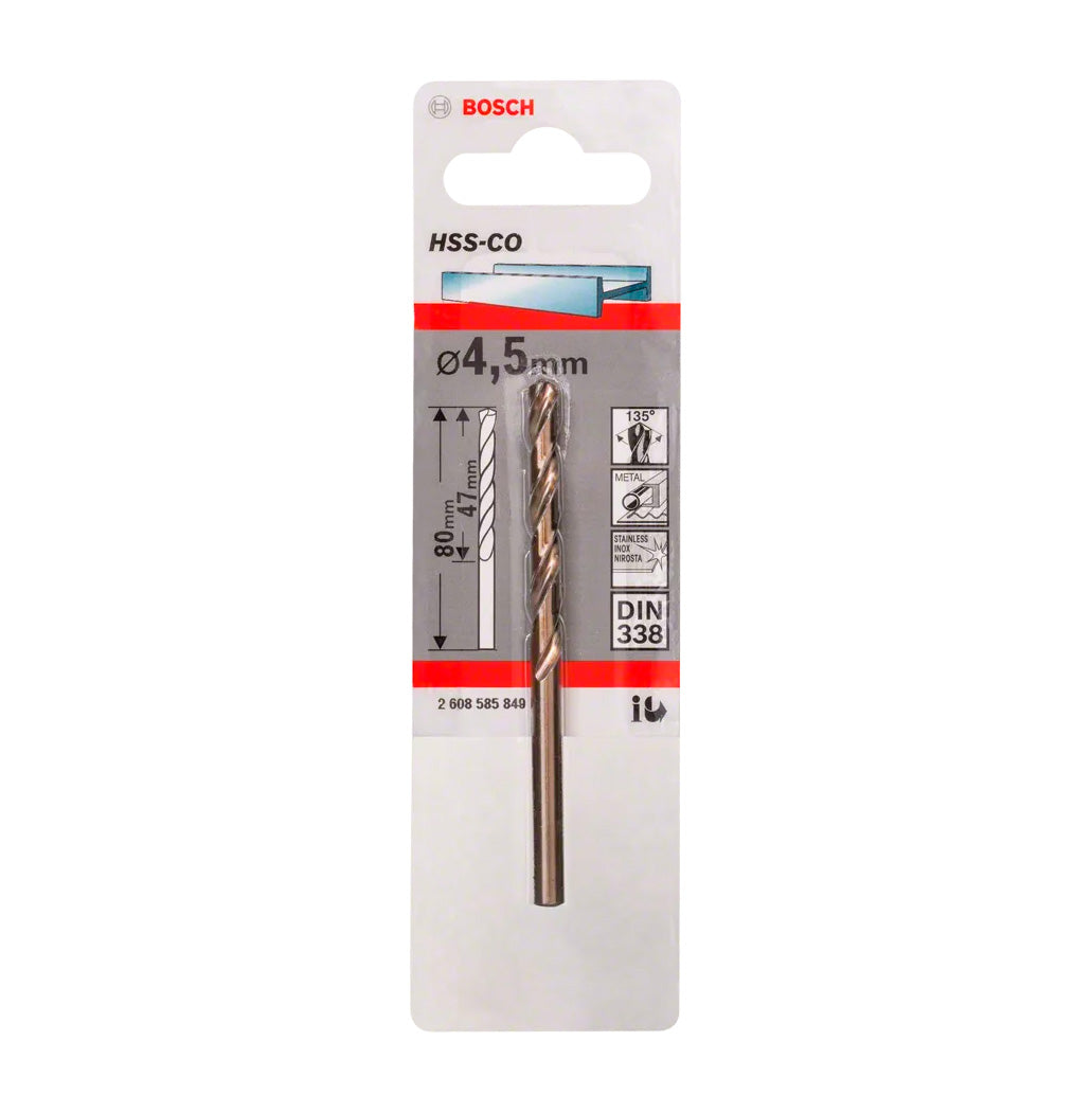 Broca de cobalt HSS-Co DIN338 Bosch