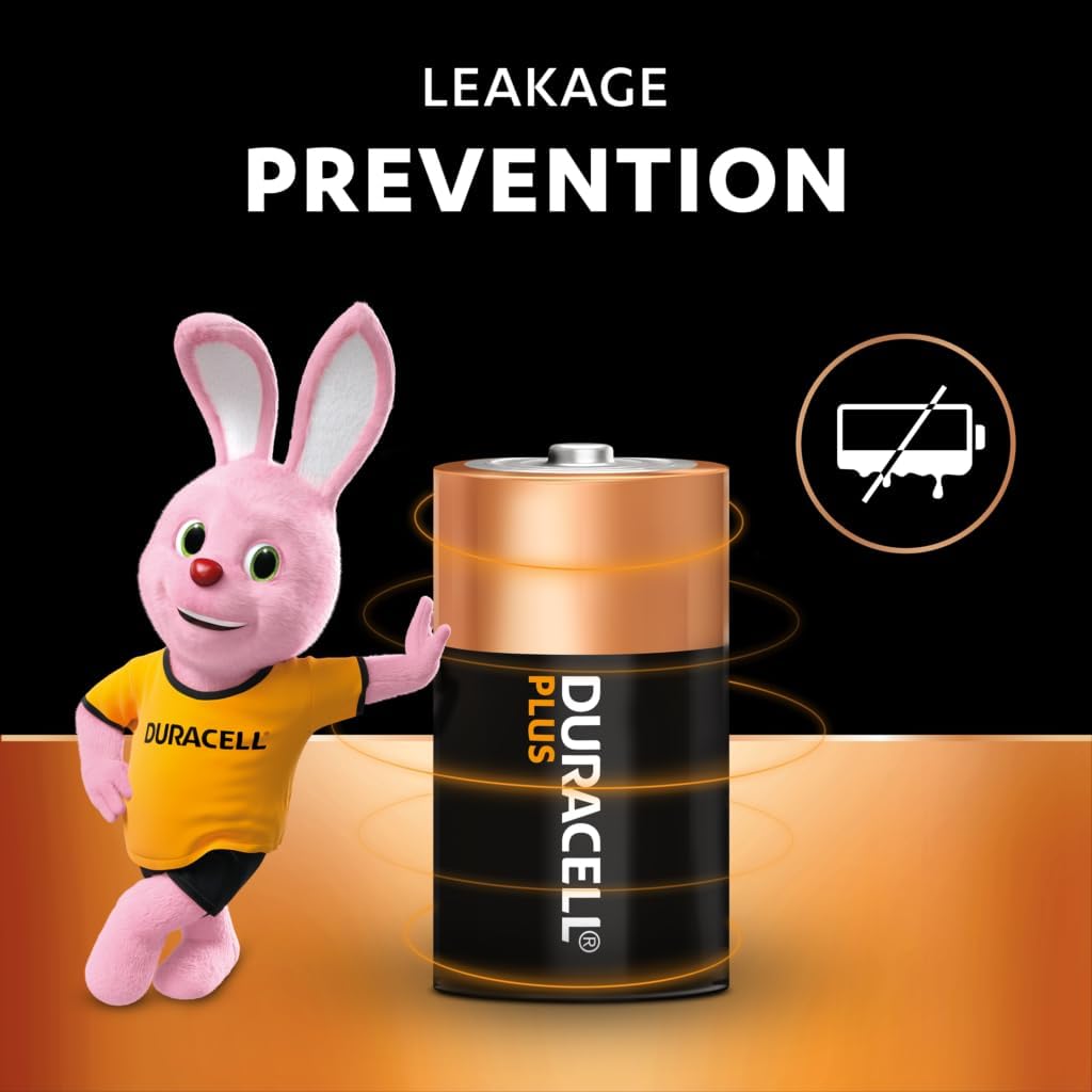 Paquet de 2 piles alcalines Duracell Plus Power C
