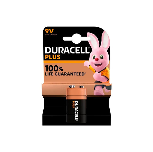 Pila alcalina Duracell Plus Power de 9 V