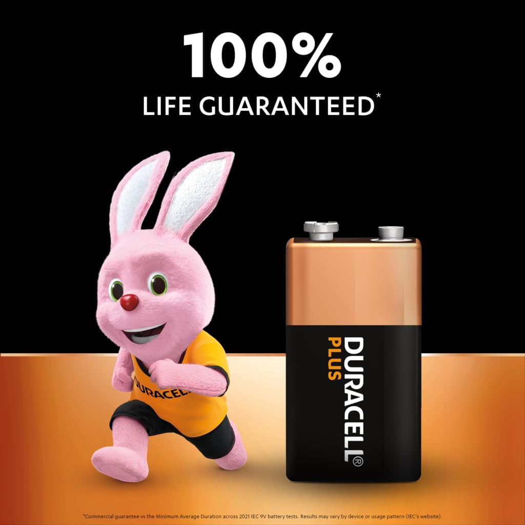 Pila alcalina Duracell Plus Power de 9 V