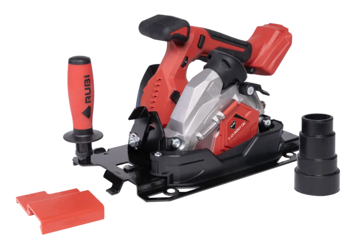 Talladora circular a bateria per a ceràmica de gran format TC-125 G2 Energy Cas Rubi