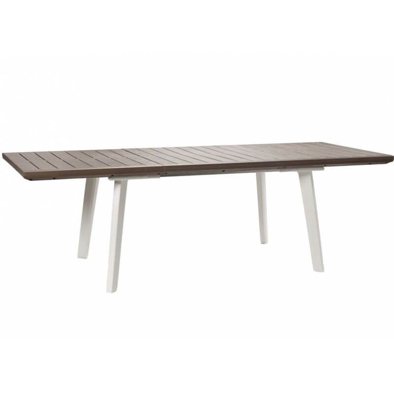 Conjunt de resina Harmony: taula extensible + 4 cadires Keter