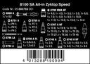 Juego de carraca con vasos y puntas 42 piezas Zyklop Speed All-In Wera