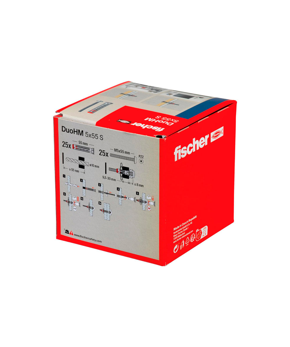 Caixa de tacs DuoHM S TX Fischer 25 unitats