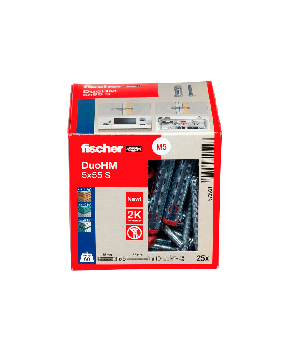 Caixa de tacs DuoHM S TX Fischer 25 unitats