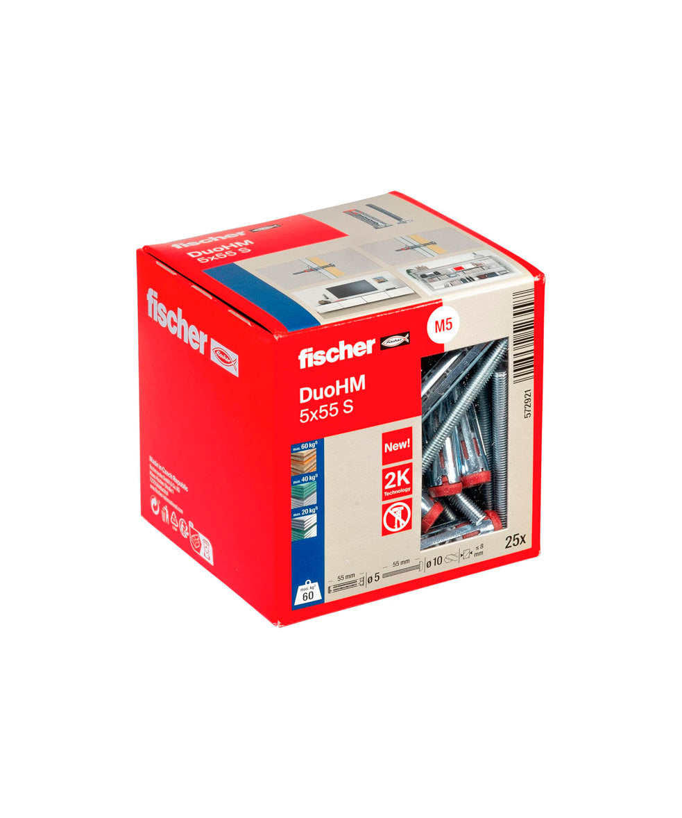 Caixa de tacs DuoHM S TX Fischer 25 unitats