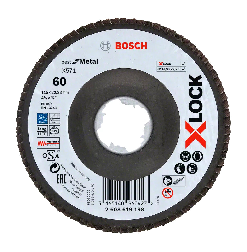 Disc de làmines X571 Best for Metal X-LOCK 115mm Bosch