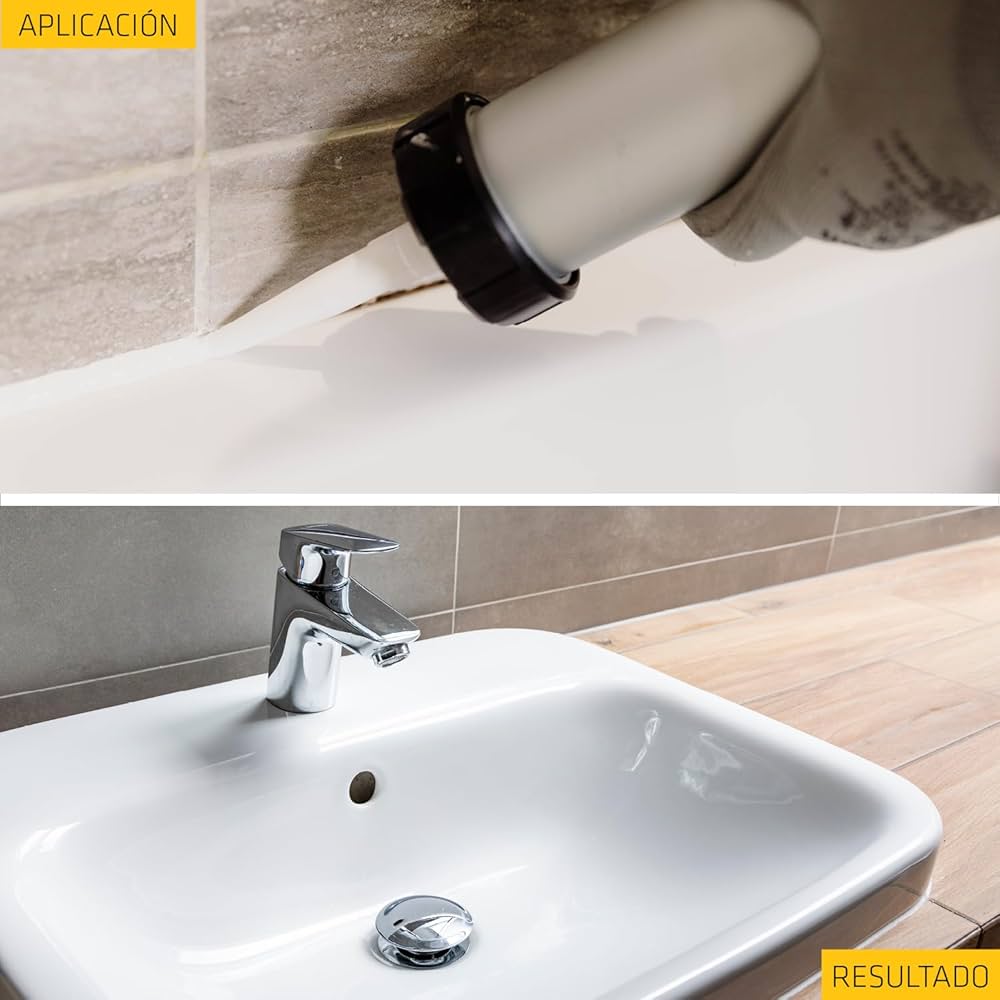 Cartutx de segellador de silicona neutra sanitària de 300ml SikaSeal-175