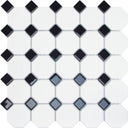 Malla de Gresite Decorativo Oxford Black 29,5x29,5cm Dune