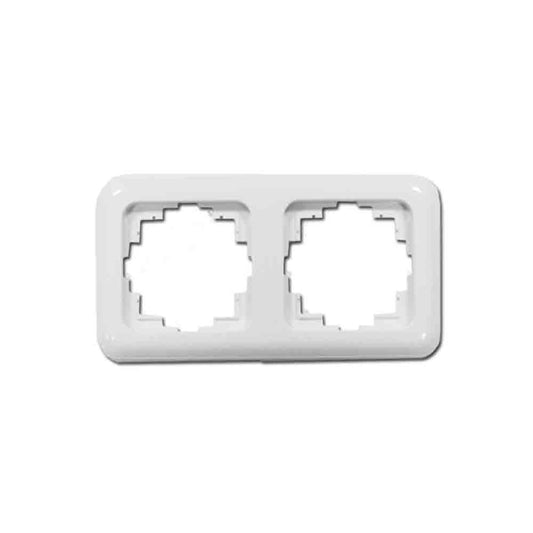 Marc d'encastar de 2 elements Sèrie Term Blanc 150x80mm EDM 65321