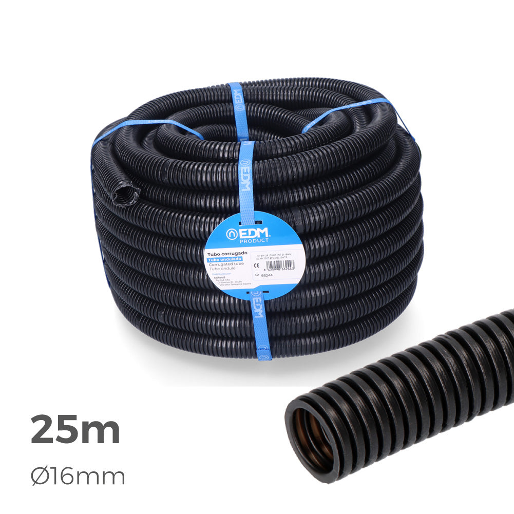 Tub corrugat per a interior de 25 m CE EDM