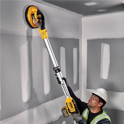 Polidora telescòpica per a plaques de guix, sense escombretes, XR de 18V amb 2 bateries de 6.0Ah Dewalt DCE800T2