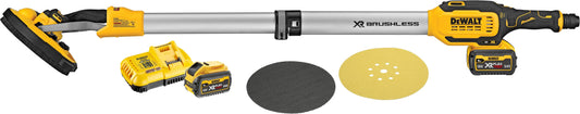 Polidora telescòpica per a plaques de guix, sense escombretes, XR de 18V amb 2 bateries de 6.0Ah Dewalt DCE800T2