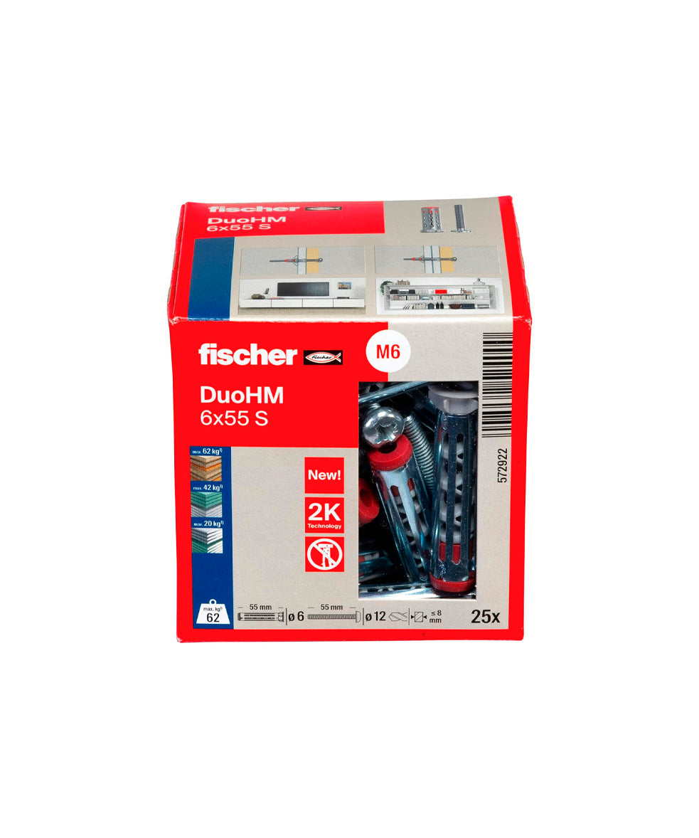 Caixa de tacs DuoHM S TX Fischer 25 unitats
