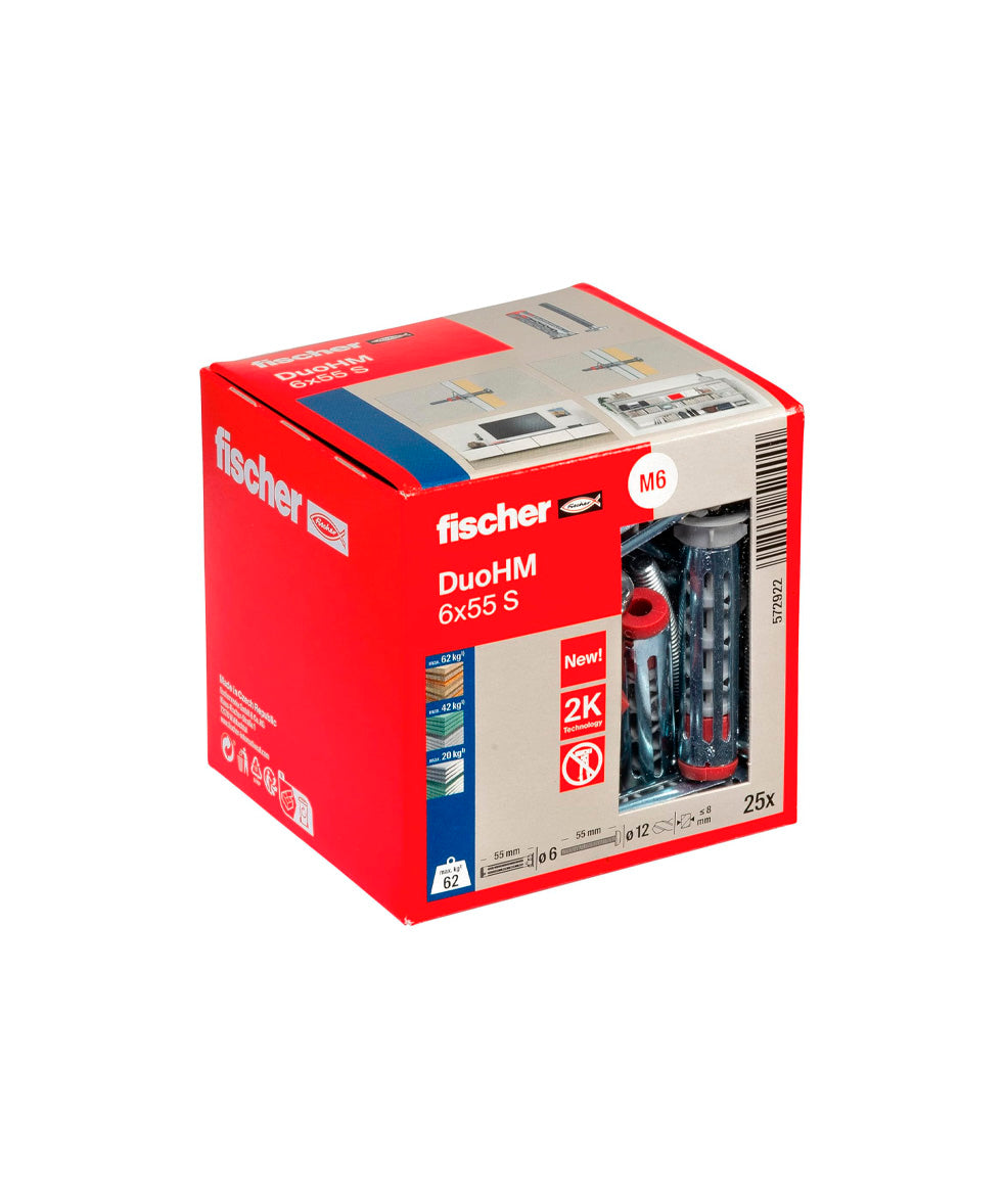 Caixa de tacs DuoHM S TX Fischer 25 unitats
