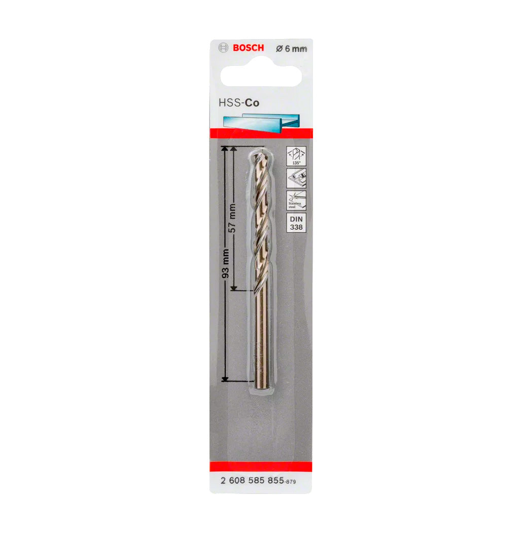 Broca de cobalt HSS-Co DIN338 Bosch