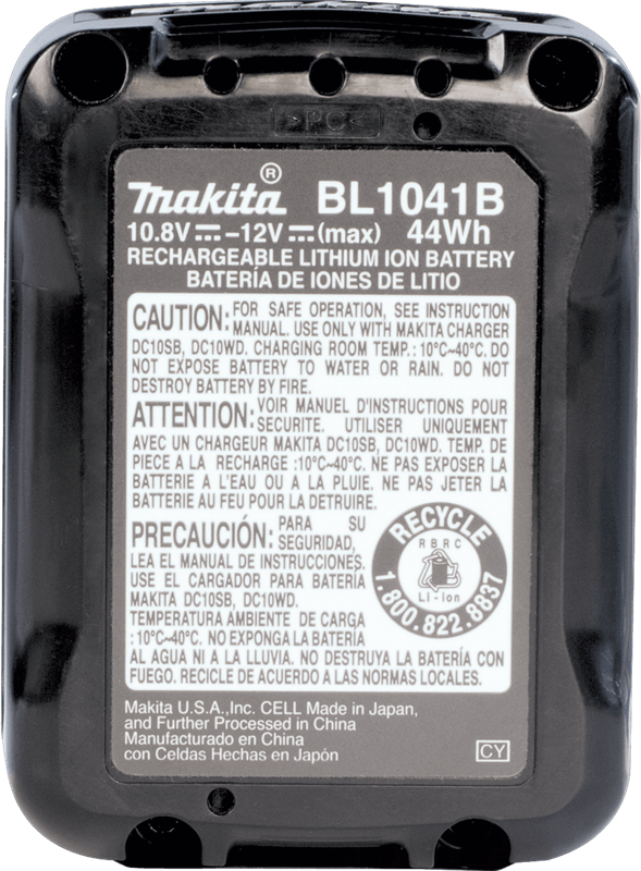 Batería CXT® Litio‑Ion de 12V max 2.0Ah BL1021B Makita