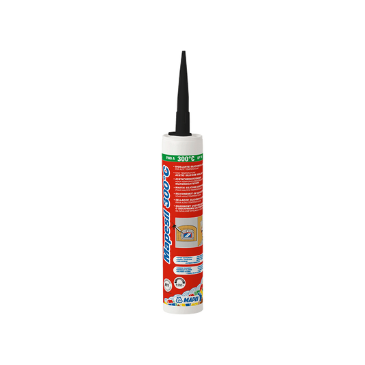 Cartucho Sellador para alta temperaturas 300 ml Mapei Mapesil 300ºC