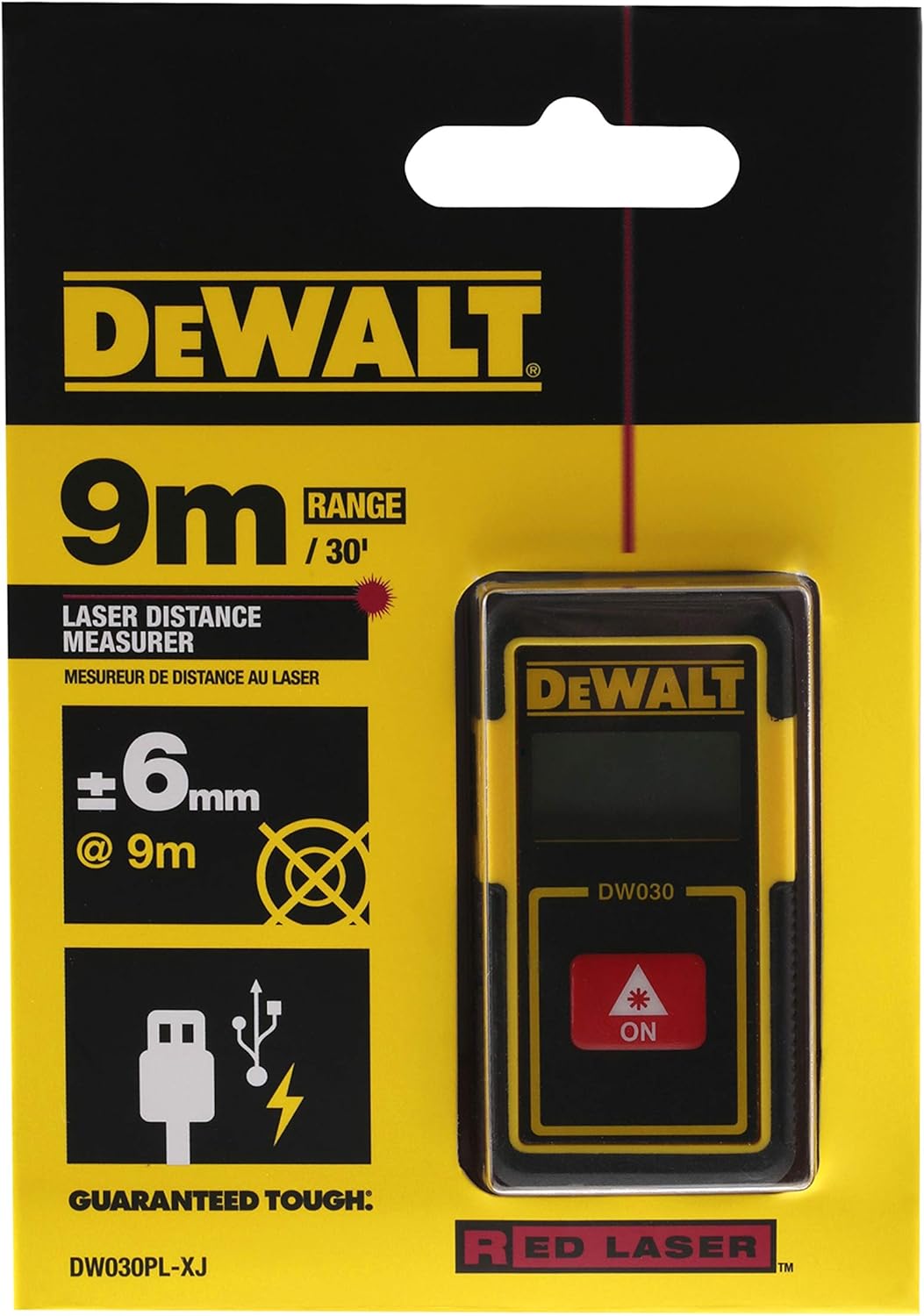 Mesurador làser de butxaca Dewalt DW030PL-XJ - 9 metres