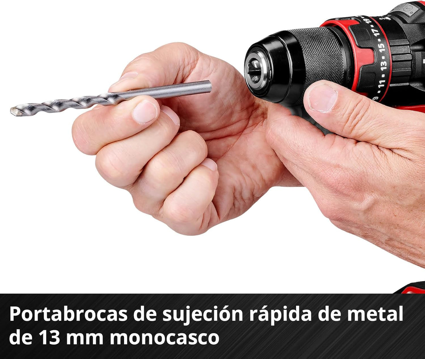 Trepant percutor amb bateria 18V amb 1bat 2,5Ah i carregador TE-CD 18/44 Li-i Einhell