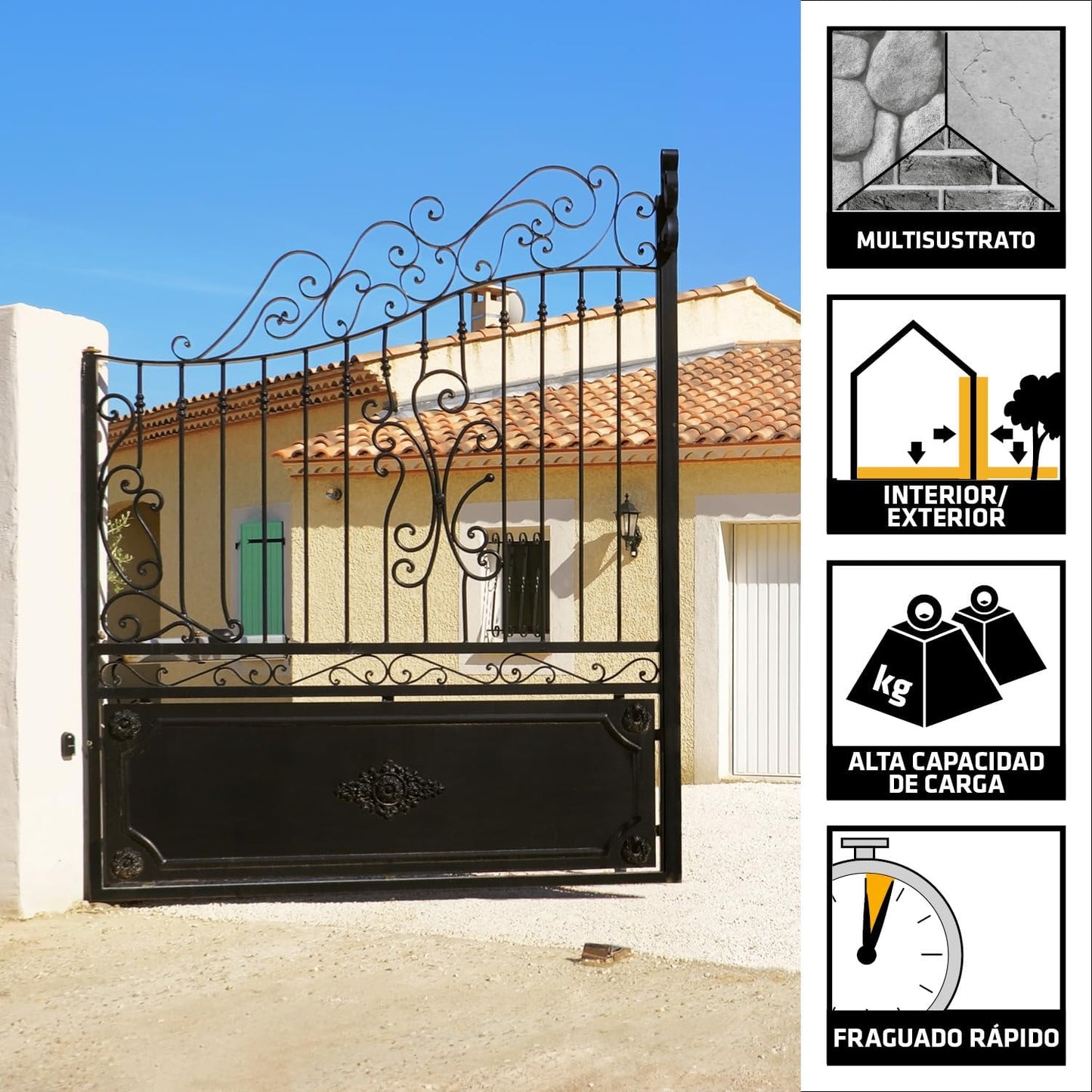Cartutx adhesiu de curat ràpid per a ancoratges Component A+B 300ml Sika AnchorFix-1