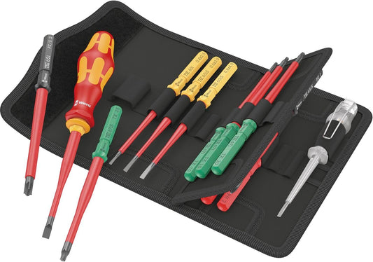 Varetes intercanviables amb tornavís porta-puntes Kraftform Kompakt VDE 16 extra slim 1 Tool Finder Wera ref.006608