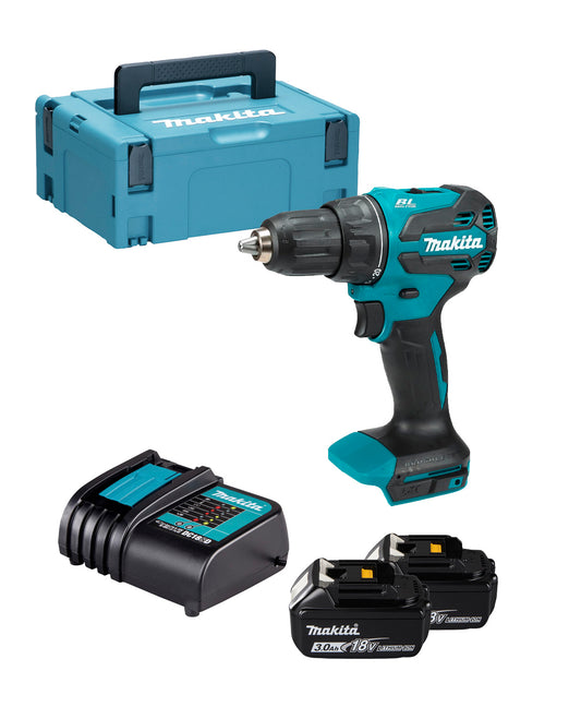 Trepant combinat BL 18V LXT amb 2 bateries de 3Ah + Carregador + Maletí Makita DHP490SFJ