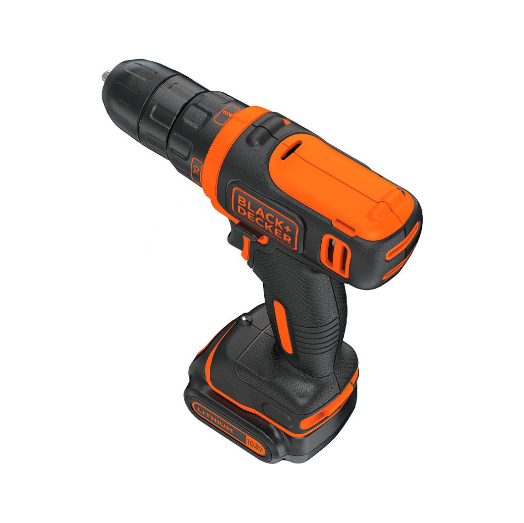 Trepant tornavís de 10,8V i 26Nm amb bateria Black+Decker BDCDD12